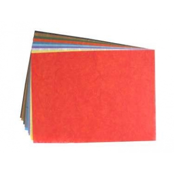Vlákninový papír hedvábný 23 x 32 cm, 25 g, 5 ks, barevný mix