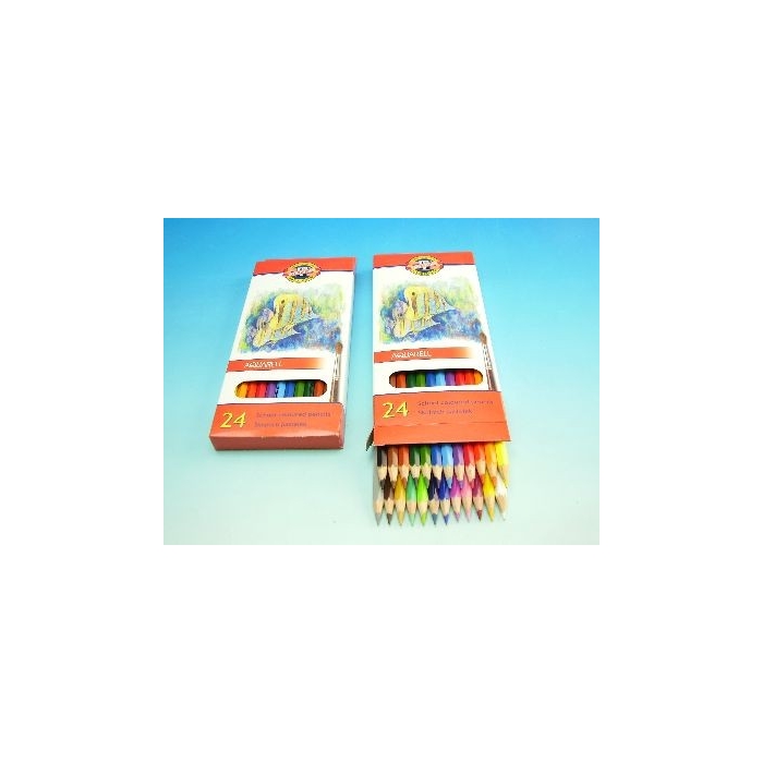 Školní akvarelové pastelové tužky 24ks